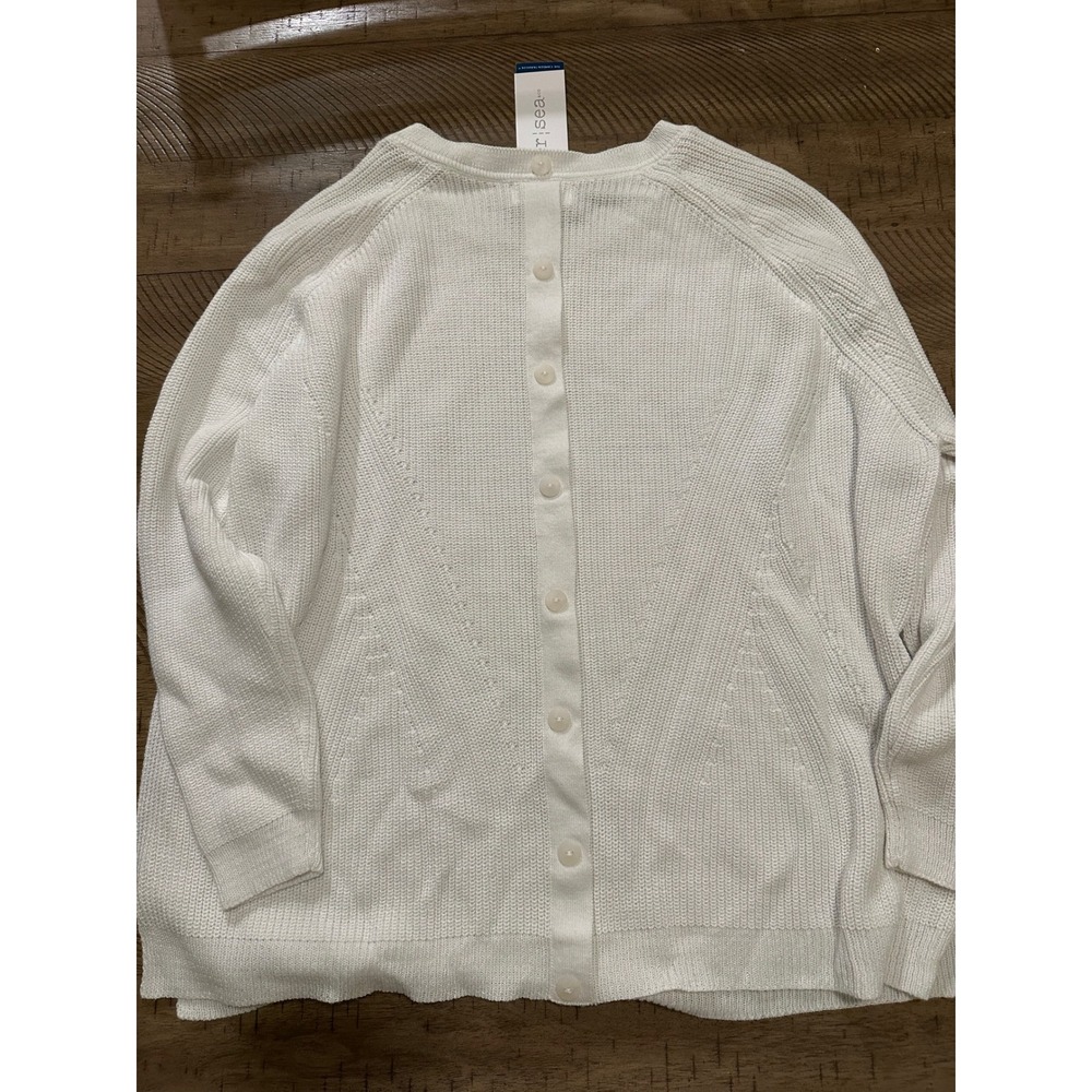 NWT Mersea & Co. The Camden Traveler Sweater - White‎ - One Size